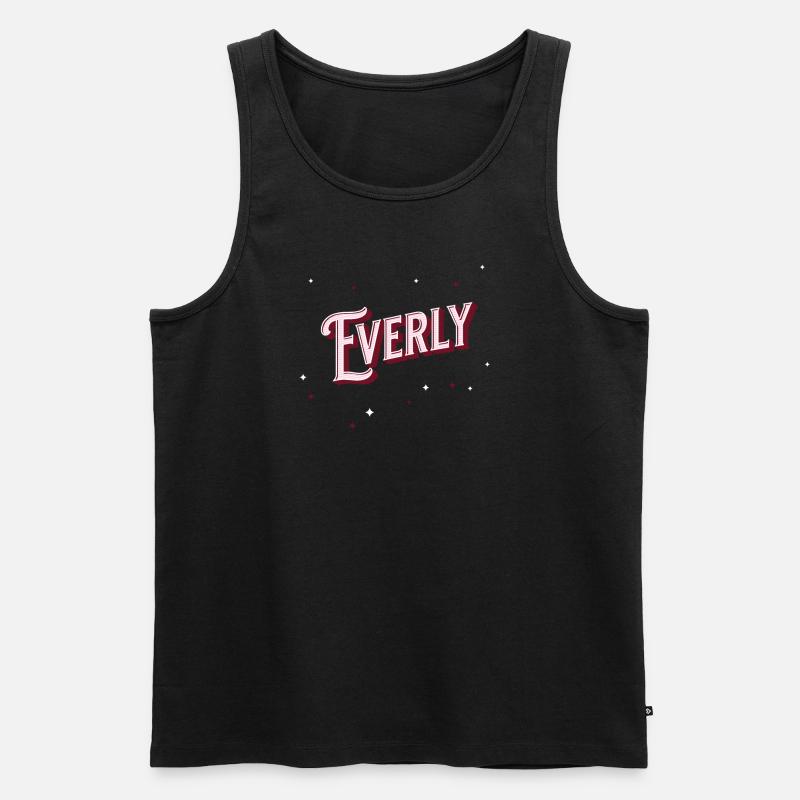Everly personalized name - Men's Premium Organic Tank Top - black