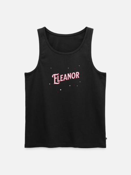 Eleanor name personalized - Men's Premium Organic Tank Top - black