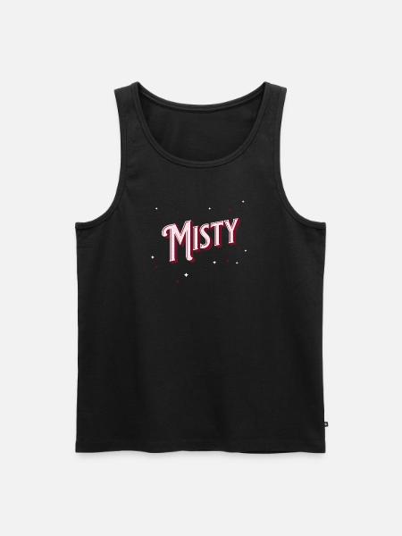 Misty name personalized - Men's Premium Organic Tank Top - black