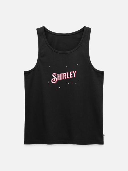 Shirley name personalized - Men's Premium Organic Tank Top - black