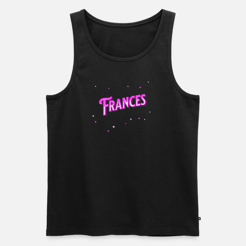 France's name personalized - Men's Premium Organic Tank Top - black
