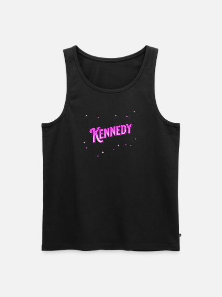 Kennedy name personalized - Men's Premium Organic Tank Top - black