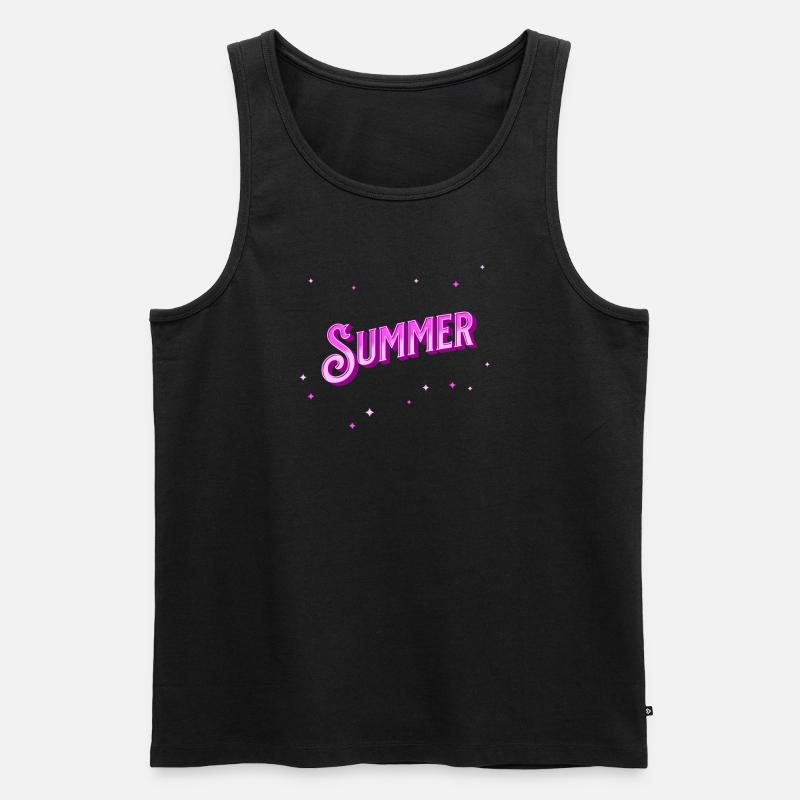 Buzzer names personalized - Men's Premium Organic Tank Top - black