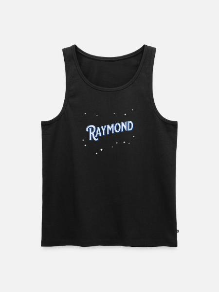 Raymond name personalized - Men's Premium Organic Tank Top - black