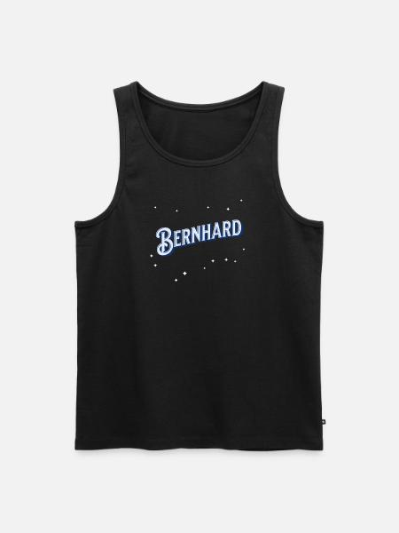 Bernhard name personalized - Men's Premium Organic Tank Top - black