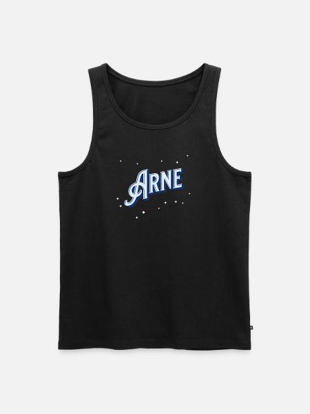 Arne name personalized - Men's Premium Organic Tank Top - black
