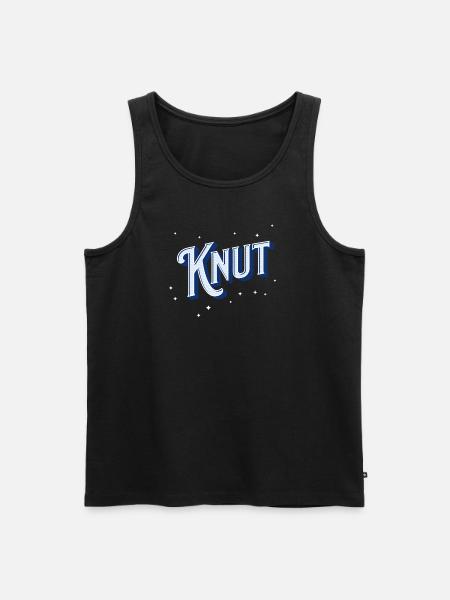 Knut name personalized - Men's Premium Organic Tank Top - black