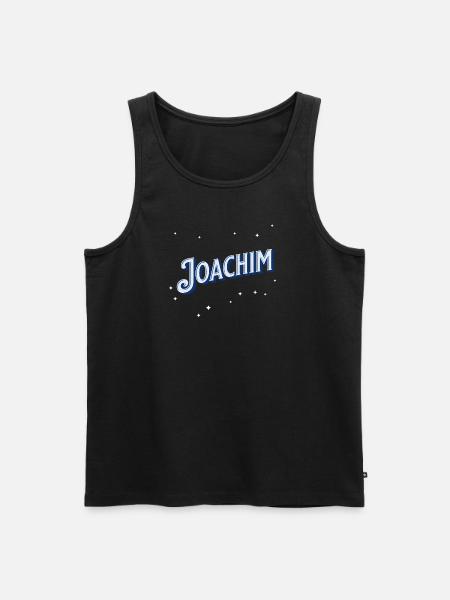Joachim name personalized - Men's Premium Organic Tank Top - black