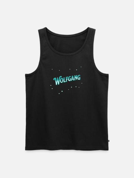 Wolfgang Name personalized - Men's Premium Organic Tank Top - black