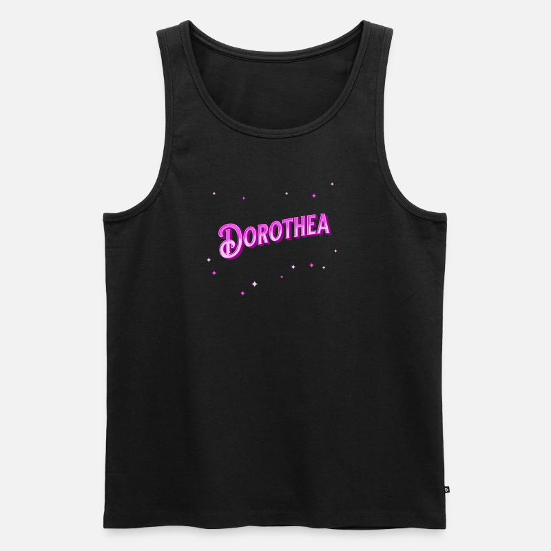 Dorothea's name personalized - Men's Premium Organic Tank Top - black