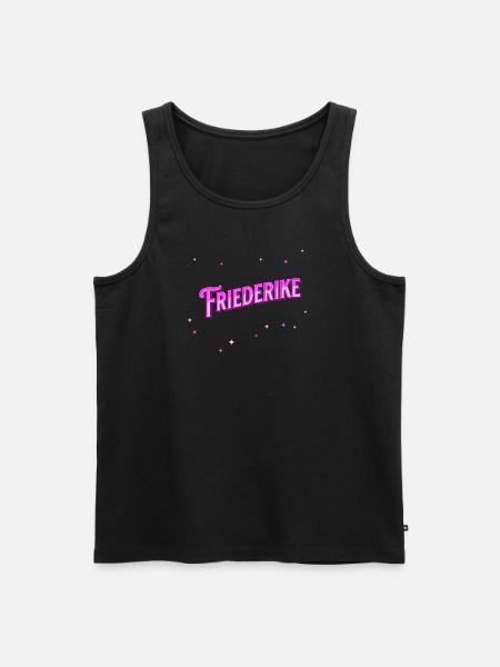 Friederike Namen personalized - Men's Premium Organic Tank Top - black