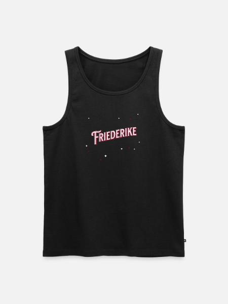 Friederike Namen personalisiert - Männer Premium Bio Tank Top - Schwarz