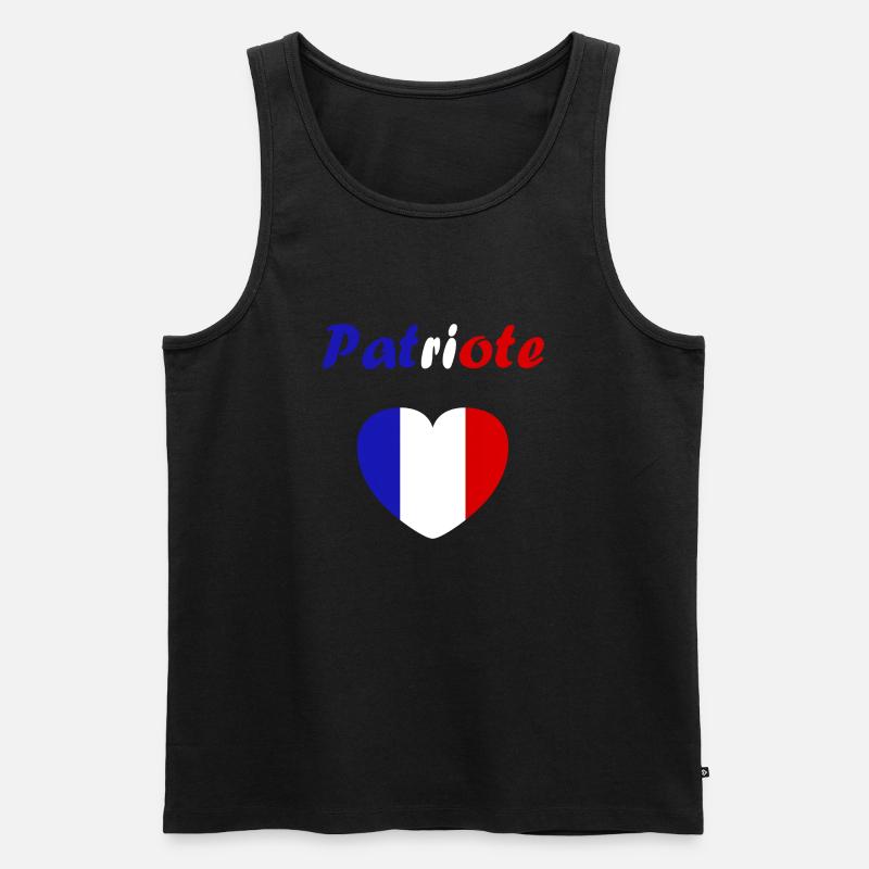 PATRIOT - Männer Premium Bio Tank Top - Schwarz