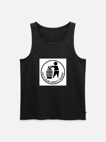 Keep your environment clean - Men's Premium Organic Tank Top - black