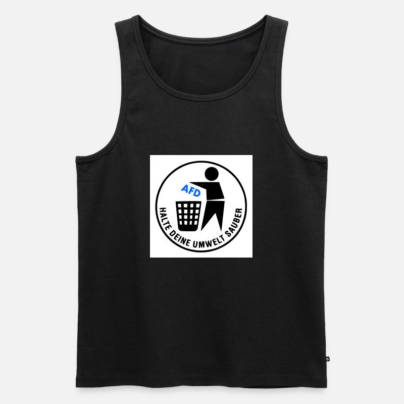 Keep your environment clean - Men's Premium Organic Tank Top - black