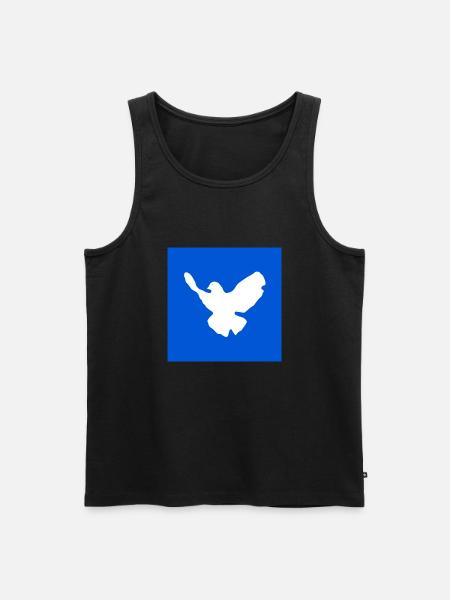 Peace Dove of Peace - Men's Premium Organic Tank Top - black
