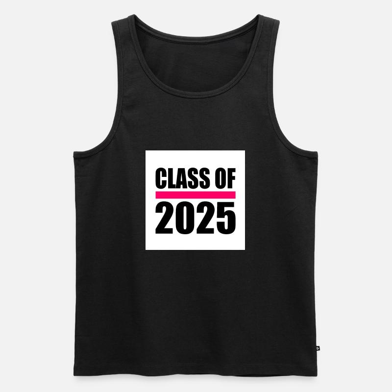 Class of 2025 - Männer Premium Bio Tank Top - Schwarz