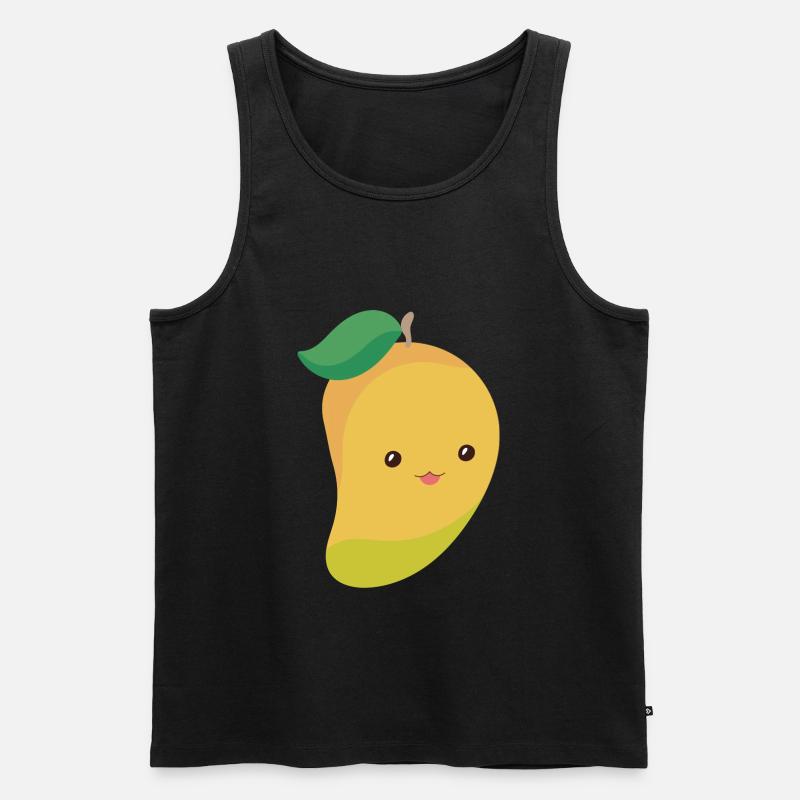 Mango - Männer Premium Bio Tank Top - Schwarz