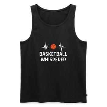 Basketball Spieler Basketballer Sprüche Geschenk - Männer Premium Bio Tank Top - Schwarz - Vorne - Michal (187cm)