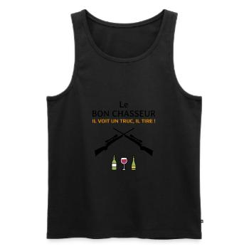 The Good Hunter - The Unknowns - Cult Replica! - Men's Premium Organic Tank Top - black - Front - AI Model Male 178 light (178cm)
