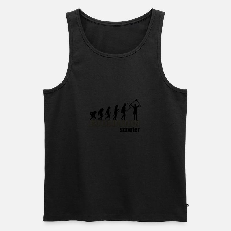 Evolution 1 - Men's Premium Organic Tank Top - undefined