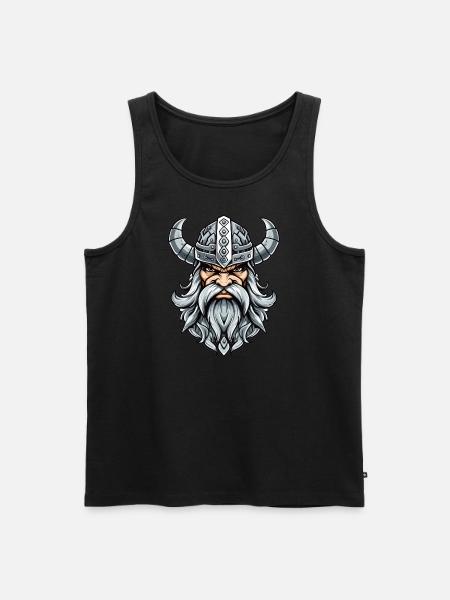 fierce Viking - Men's Premium Organic Tank Top - black