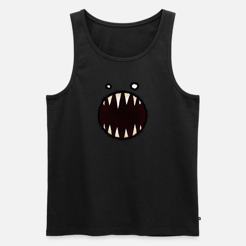 aaargh 01 Monstermaul - Männer Premium Bio Tank Top - undefined