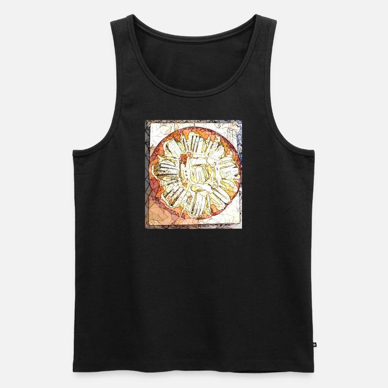 Applecake Sun - Männer Premium Bio Tank Top - Schwarz