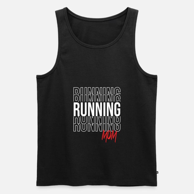 Marathon - Männer Premium Bio Tank Top - Schwarz