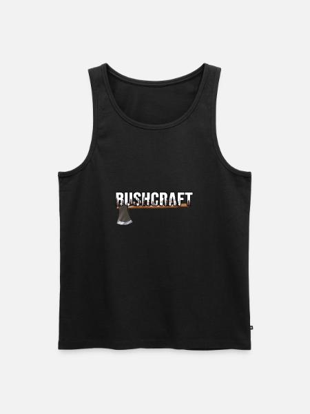 bushcraft outdoor survival - Men's Premium Organic Tank Top - black
