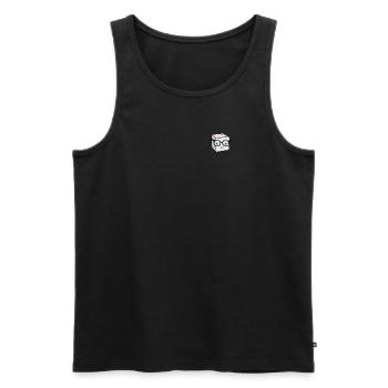 Sweet Sugar Sugar Cube Pocket Design - Men's Premium Organic Tank Top - black - Front - AI Model Male 178 light (178cm)