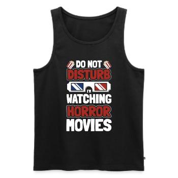 Kino Filmklappe Filmfestival Festival - Männer Premium Bio Tank Top - Schwarz - Vorne - AI Model Male 178 light (178cm)