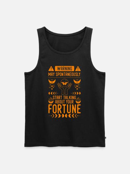 Kristallkugel Astrologie Hellsehen Zeichen - Männer Premium Bio Tank Top - Schwarz