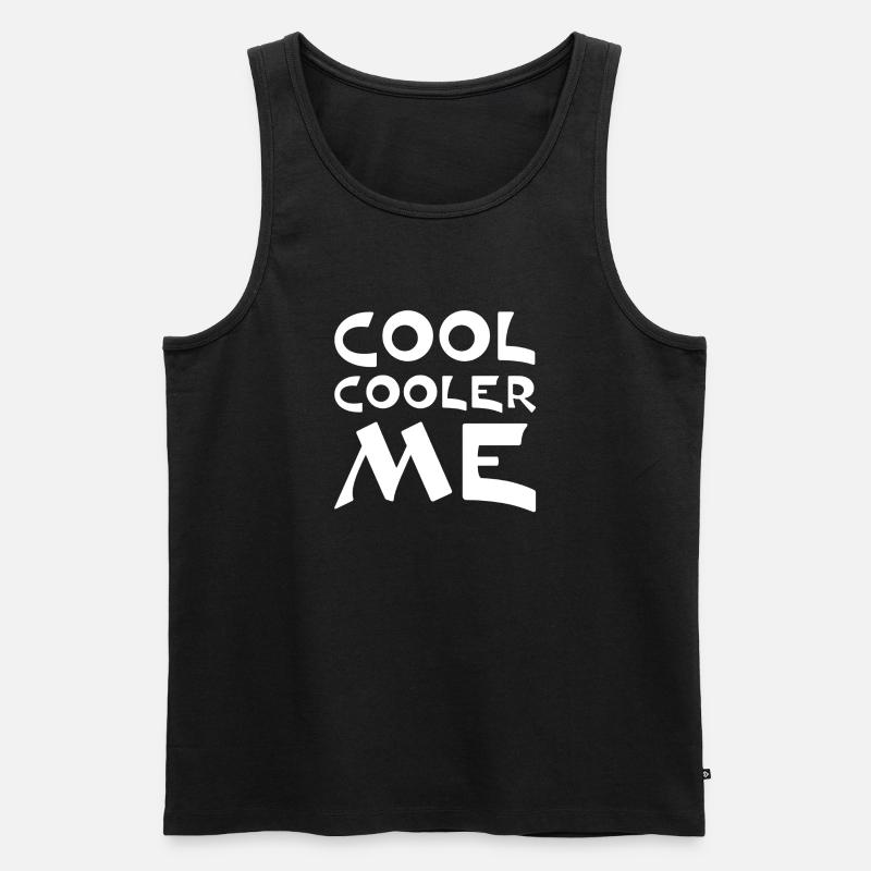 Cool Cooler Me - Männer Premium Bio Tank Top - Schwarz