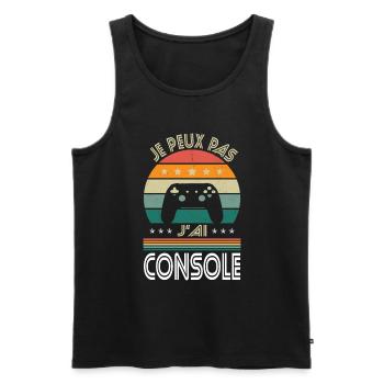 I Can't I Have Console - Gamer Gift Idea - Men's Premium Organic Tank Top - black - Front - Michal (187cm)