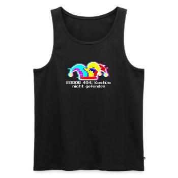 Error 404 Costume Not Found Nerd Carnival IT - Men's Premium Organic Tank Top - black - Front - Michal (187cm)
