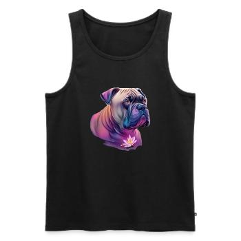 Cane Corso - Men's Premium Organic Tank Top - black - Front - Michal (187cm)