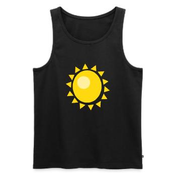 ST19 - Männer Premium Bio Tank Top - Schwarz - Vorne - Michal (187cm)