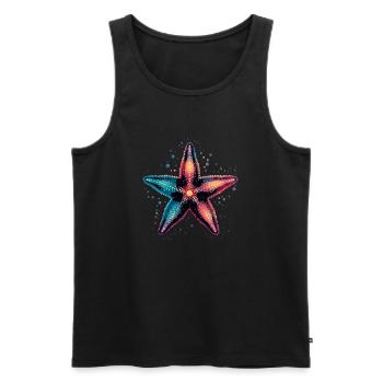 Starfish for Sea Creatures Fans Gift Idea Holiday - Men's Premium Organic Tank Top - black - Front - Michal (187cm)