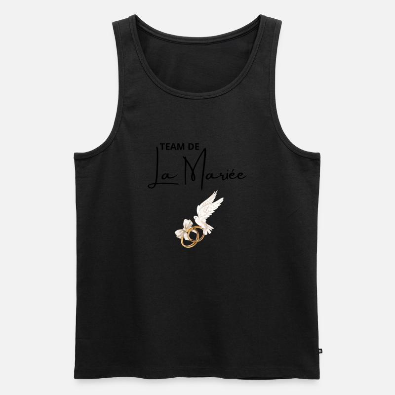 Das Brautteam - Männer Premium Bio Tank Top - Schwarz