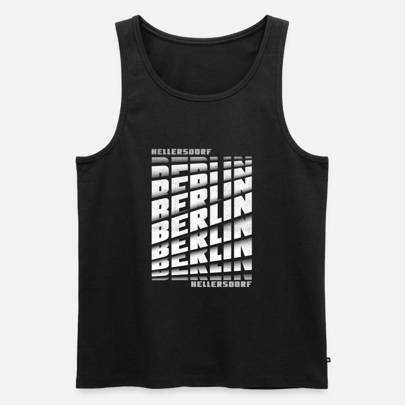 Berlin Hellersdorf - Débardeur bio Premium Homme - noir