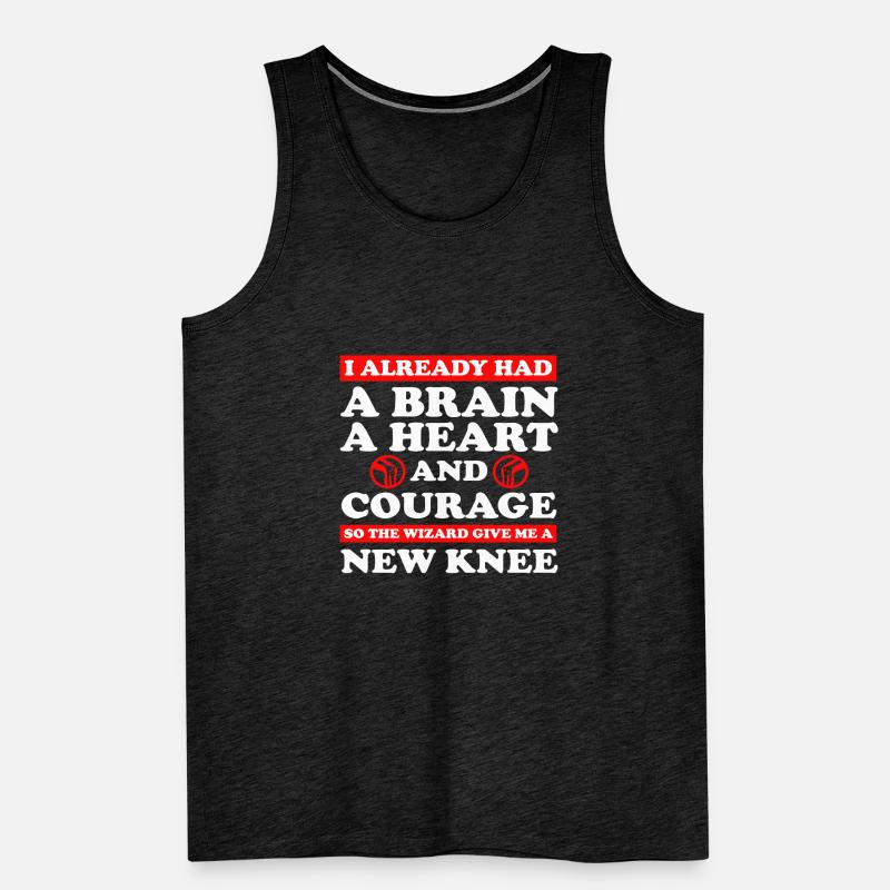 Knee Surgery Recovery Joint Replacement Men's Premium Organic Tank Top