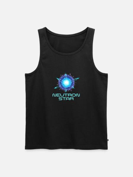 Neutrons Star Science Universe - Men's Premium Organic Tank Top - black