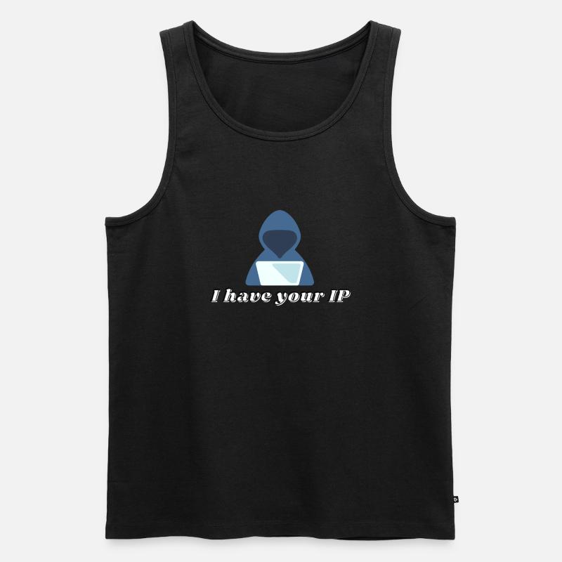 IP Computer Scientist Programmer It Coding - Men's Premium Organic Tank Top - black
