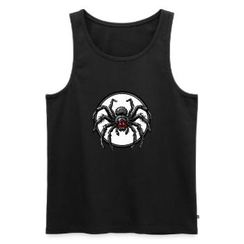 Vogelspinne Spinne Arachnologen Arthropod - Männer Premium Bio Tank Top - Schwarz - Vorne - Michal (187cm)