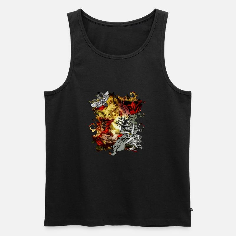 Vierte Mischung - Männer Premium Bio Tank Top - Schwarz