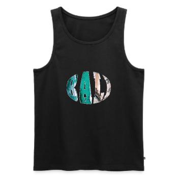 Bali - Indonésie - Débardeur bio Premium Homme - noir - Devant - AI Model Male 178 light (178cm)
