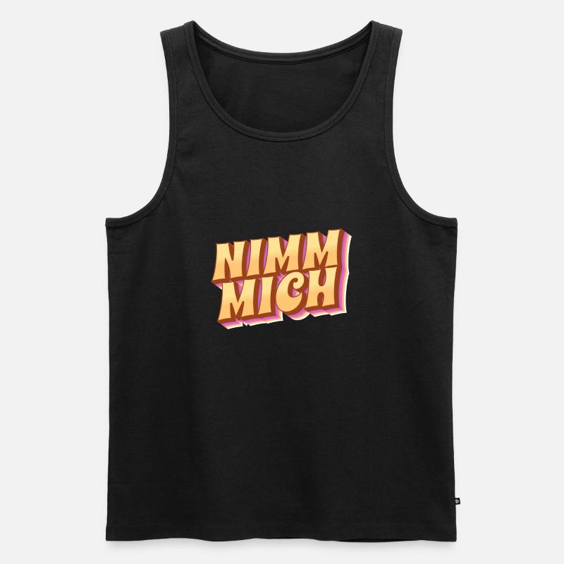 Nimm Mich - Männer Premium Bio Tank Top - Schwarz