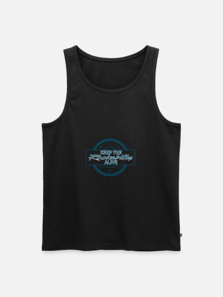 Rockabilly Alive - Men's Premium Organic Tank Top - black