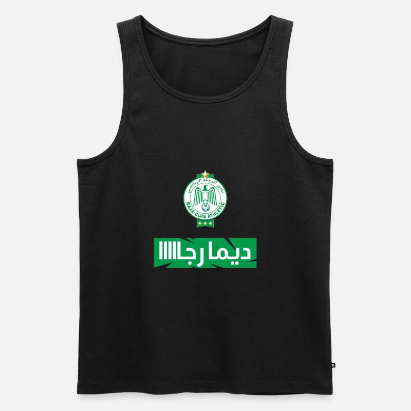 Dima Raja - Männer Premium Bio Tank Top - Schwarz